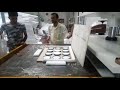 EPE Foam Cutting Machine Single Side Auto Feeding  Table  Customer  Trial