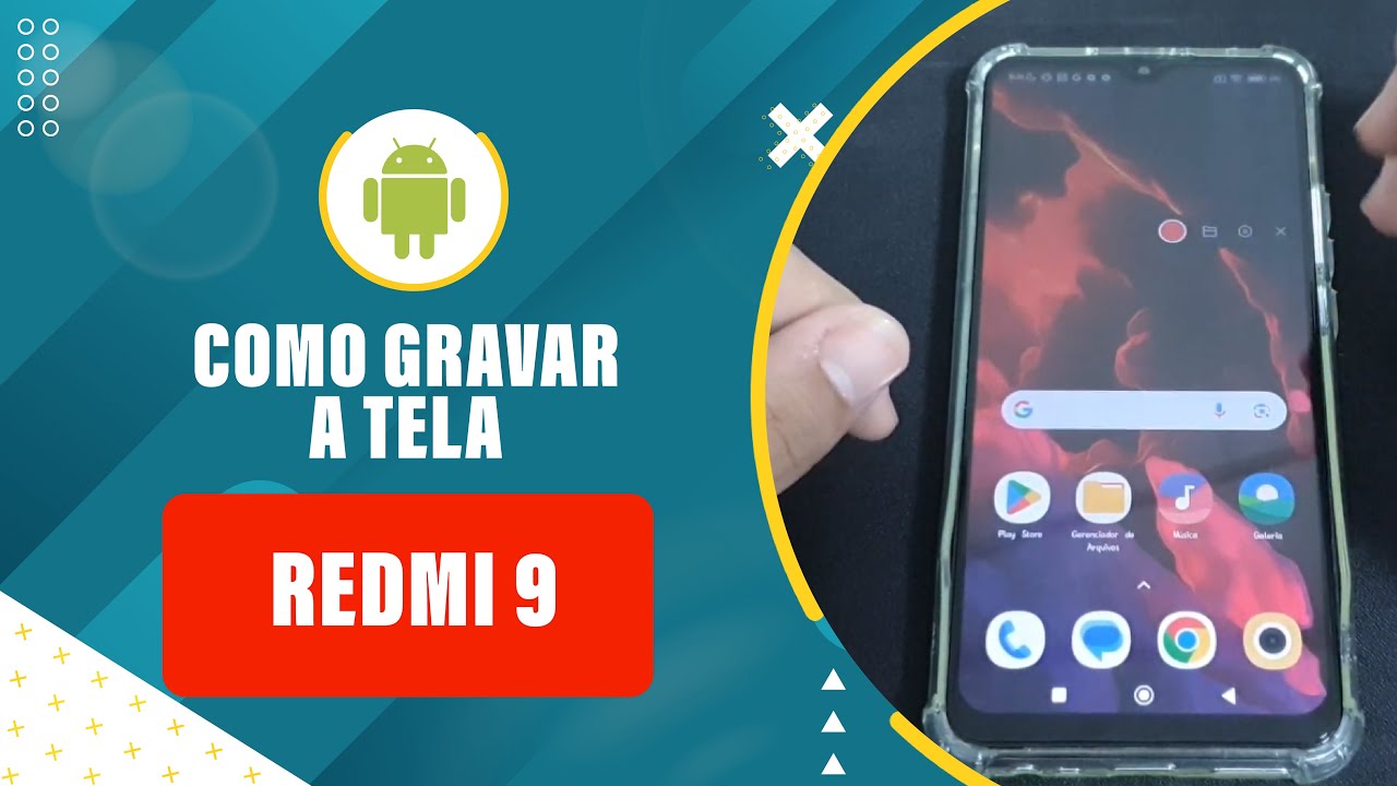 Como gravar a tela do seu Redmi 9 - passo a passo - YouTube