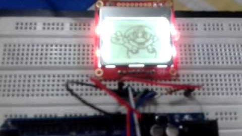 Nokia 5110/3310 and Arduino Graphic Library