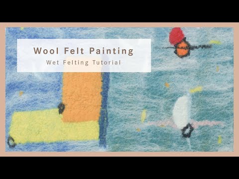 Video: How To Make A Cat Pillow From Wool Using Wet Felting Technique