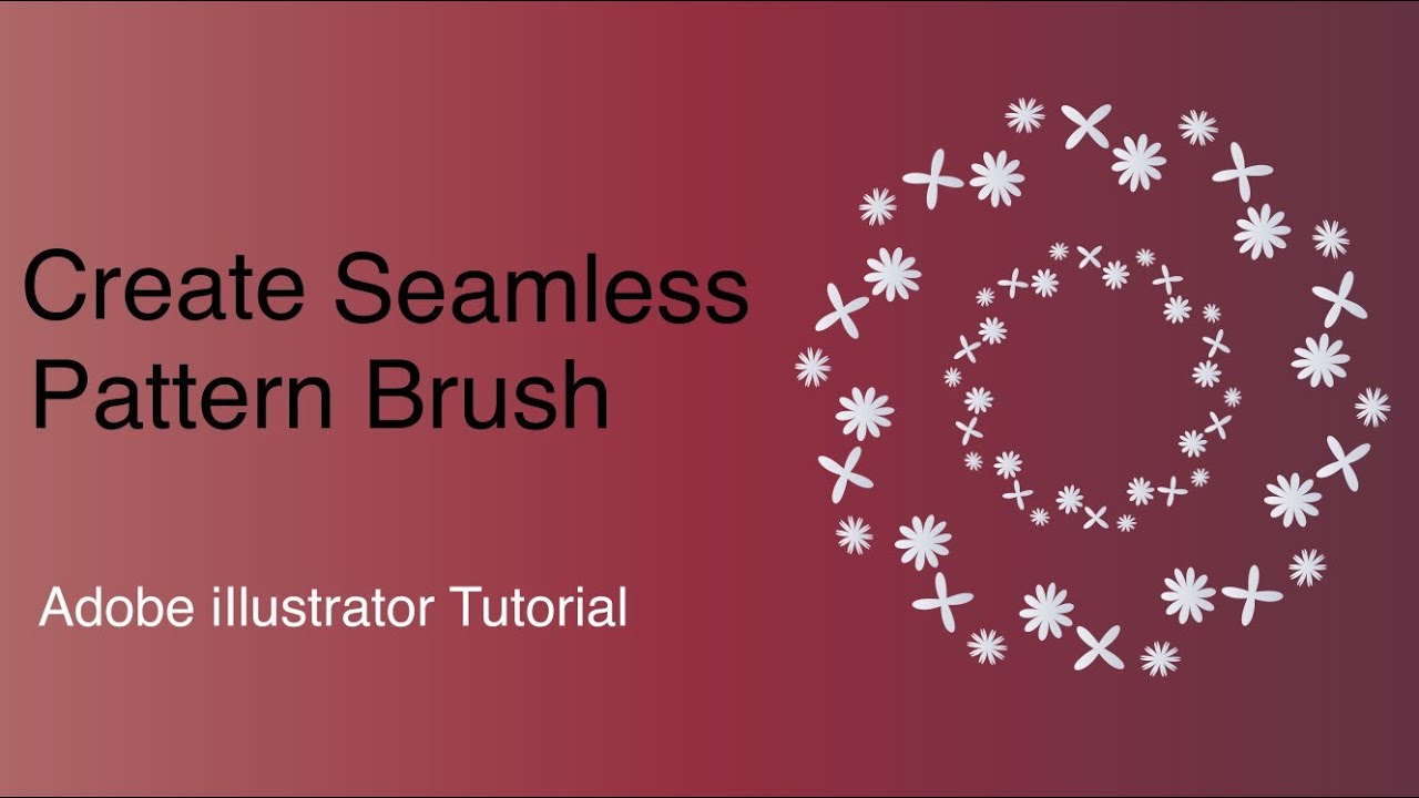 Create Seamless Brush || Adobe Illustrator Tutorial - YouTube
