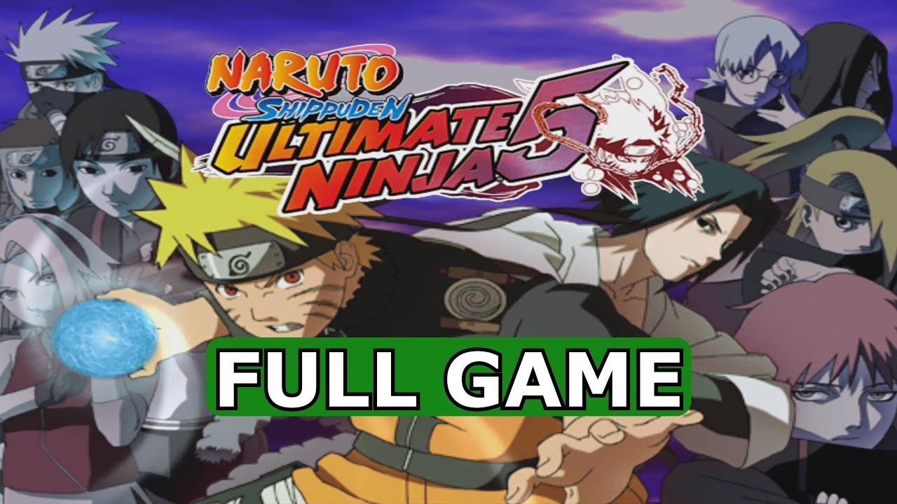 Naruto Shippuden Ultimate Ninja-5 - PS2 - Mastra Games