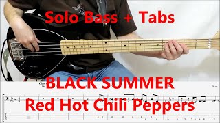 Red Hot Chili Peppers - Black Summer (BASS TABS COVER)