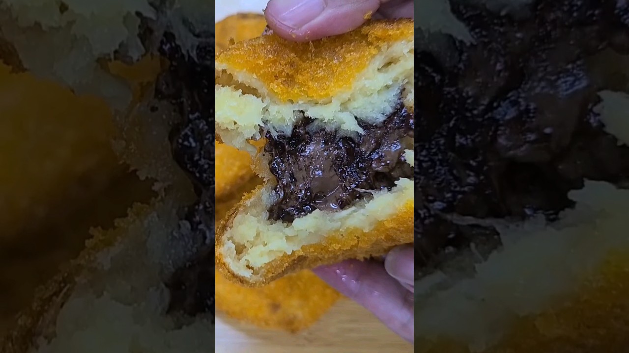 TAPE GORENG CRISPY ISI COKLAT