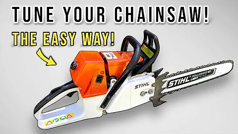 Tune ANY Chainsaw In 5 Minutes! (Easy DIY Tutorial)