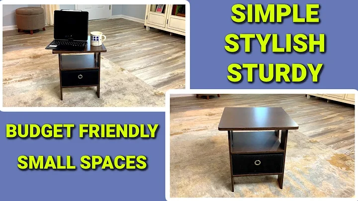 Compact & Budget-Friendly Nightstand: Easy Assembly & Small Space Solution