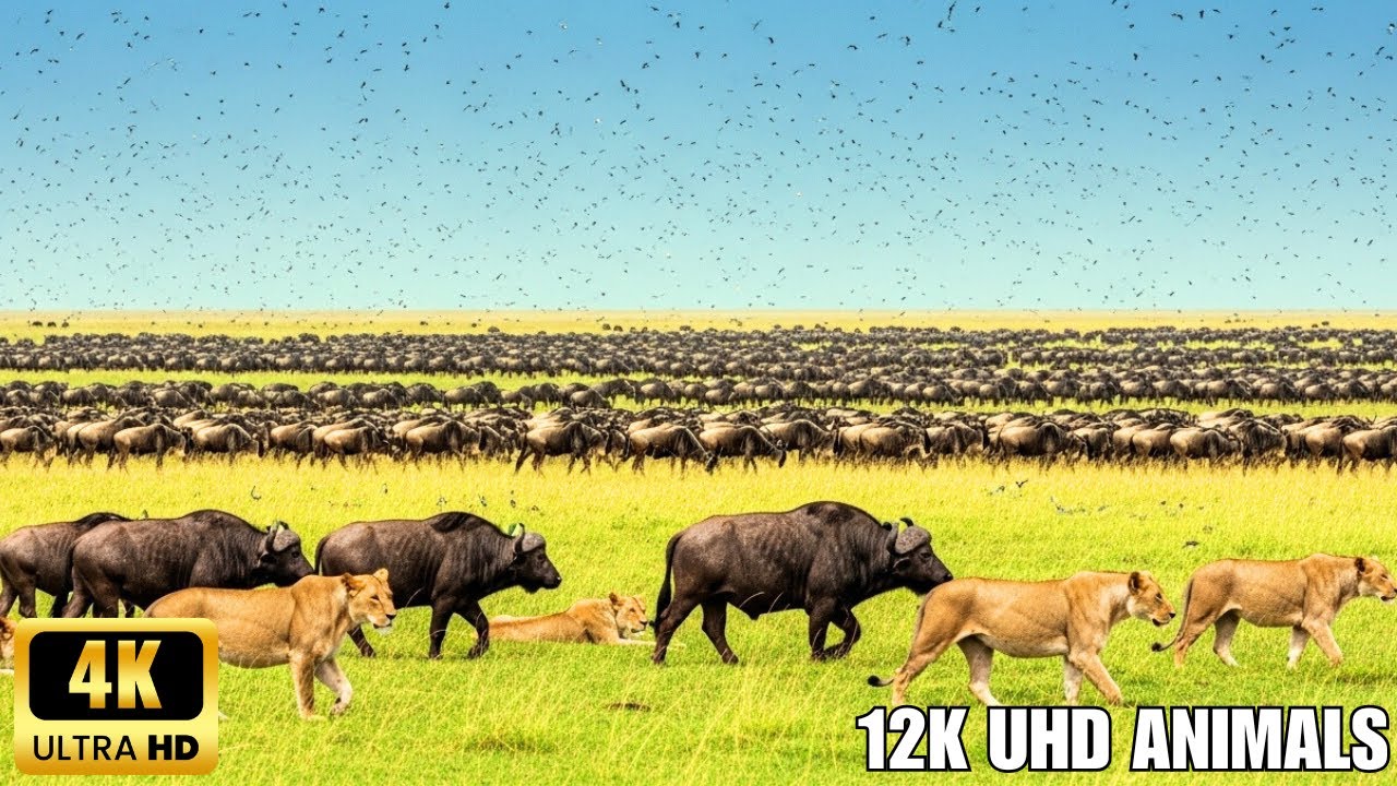Stunning 4K Wildlife Footage - Peaceful Nature with Soothing Relaxing ...