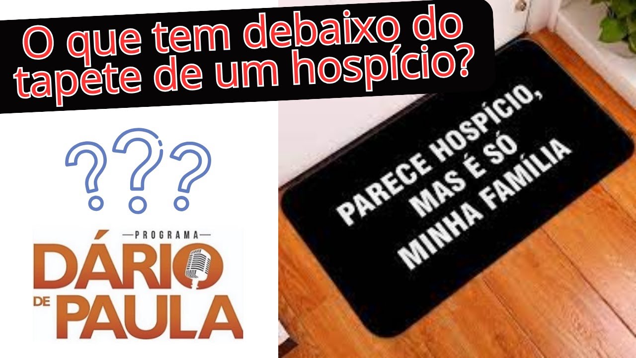 O que tem debaixo do tapete de um hospício? - YouTube