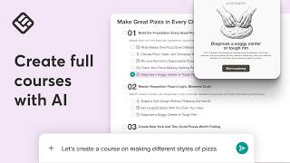 How to create full courses with AI
