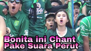 Lihat..!! Ga hanya Bonek, Bonita juga bisa Chant Pake suara Perut | Persebaya vs Arema