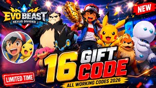 EvoBeast Nexus Divided | 16 Gift Code | EvoBeast Nexus Divided Gameplay ⚡ how to redeem!