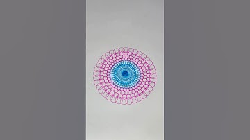 Quick SpiroArt  #satisfying #spirograph #asmr #art #pattern #viral #shorts #explore
