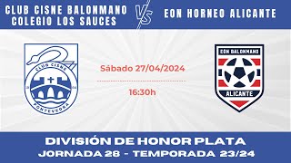 Club Cisne Colegio Los Sauces vs EON Horneo Alicante