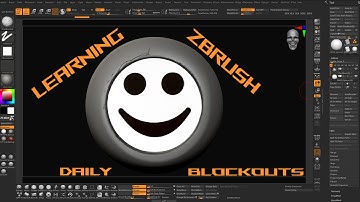 Day 15: Zbrush Daily Blockout Challenge - Character Design Practice. Sped up just a bit.