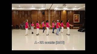 Apt  Line Dance  Demo By  Dansa Ceria