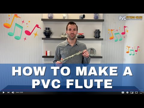 수제 PVC 플루트 만들기 - 교육용 비디오