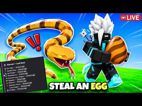 🔴 Steal AN Egg LIVE STOCK: Secret, Eternal, Divine And Rifts!! ADMIN ABUSE + UPDATE SOON!?🥚 (Roblox)