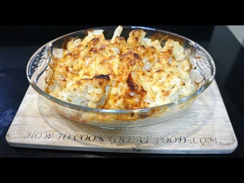 Cauliflower Cheese Recipe - How to Make Cauliflower Cheese - Cheese sauce - Bechamel sauce