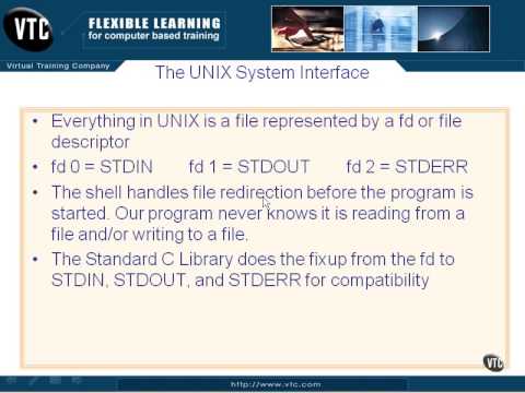 10 01 The UNIX System Interface | C Tutorial - YouTube