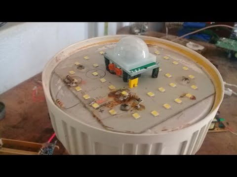 Video cách làm đèn tự động bật tắt khi có người đi qua - youtube