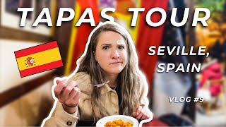 Incredible TAPAS TOUR Experience in Seville, Spain! (BEST Stops)