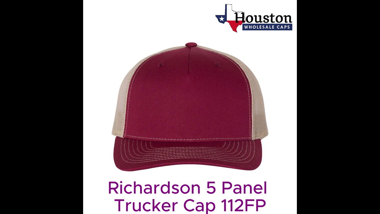 Richardson 5 Panel Trucker Cap 112FP  