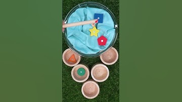 I want to go FISHING🎣 for Shapes🟦🔴🔶! Catch a Shape with ME! #shorts