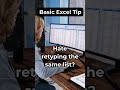 Use data validation to type lists! #excel #workfromhome #allcaps #datavalidation