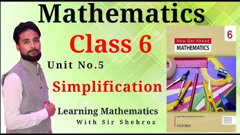 Mathematics 6th | Simplifications | Exercise 5 | Oxford | New Get Ahead Math |