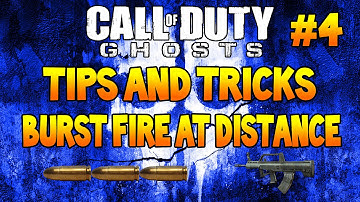 COD Ghosts: Tips And Tricks #4 - "Burst Fire At Distance" (All Call of Duty Games)