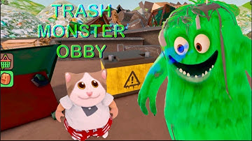 TRASH MONSTER OBBY! DRAG MODE (NEW) Roblox Obby Gameplay Walkthrough #robloxobby #trash #monster