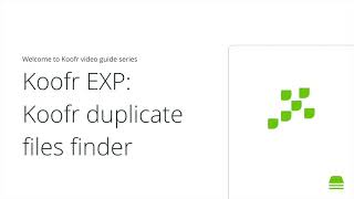 How to find and remove duplicate files with Koofr duplicate file finder?
