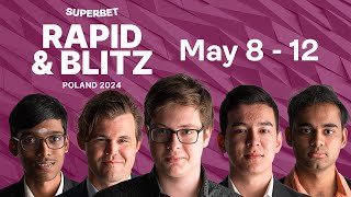 Superbet Rapid & Blitz Poland 2024: Day 2 | #GrandChessTour