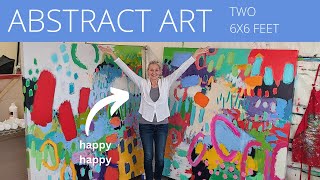 Commissioned Artwork - Watch how they came together! | Abstract Art | Mixed Media | Contemporary Art