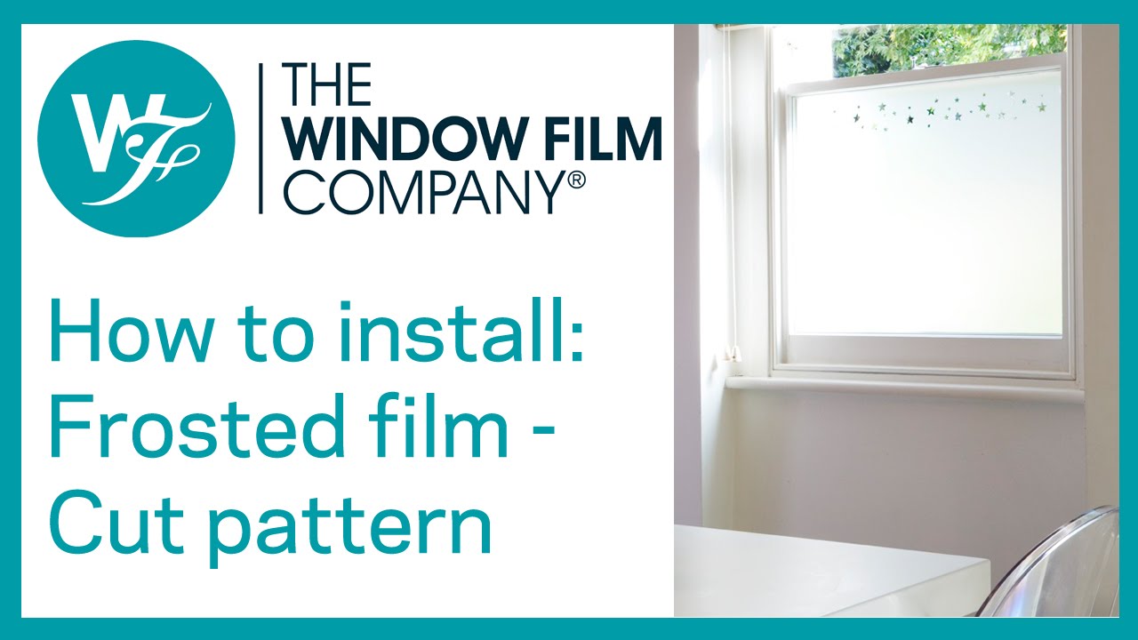 How To Fit Frosted Window Film With A Star Pattern | WindowFilm.co.uk ...