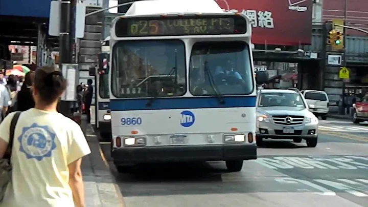MTA Bus Company 1999 OBI Orion 05.501 CNG #9860 on the Q25