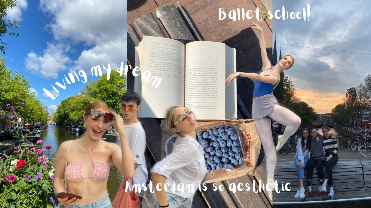 AMSTERDAM VLOG! A week at Dutch national ballet academy + friends, food, & exploring the city!