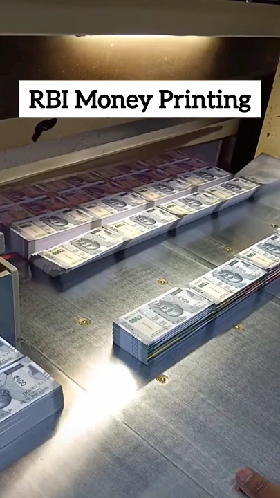 RBI Money Printing Video💰💵💸🤑 #shorts #viral #youtubeshorts