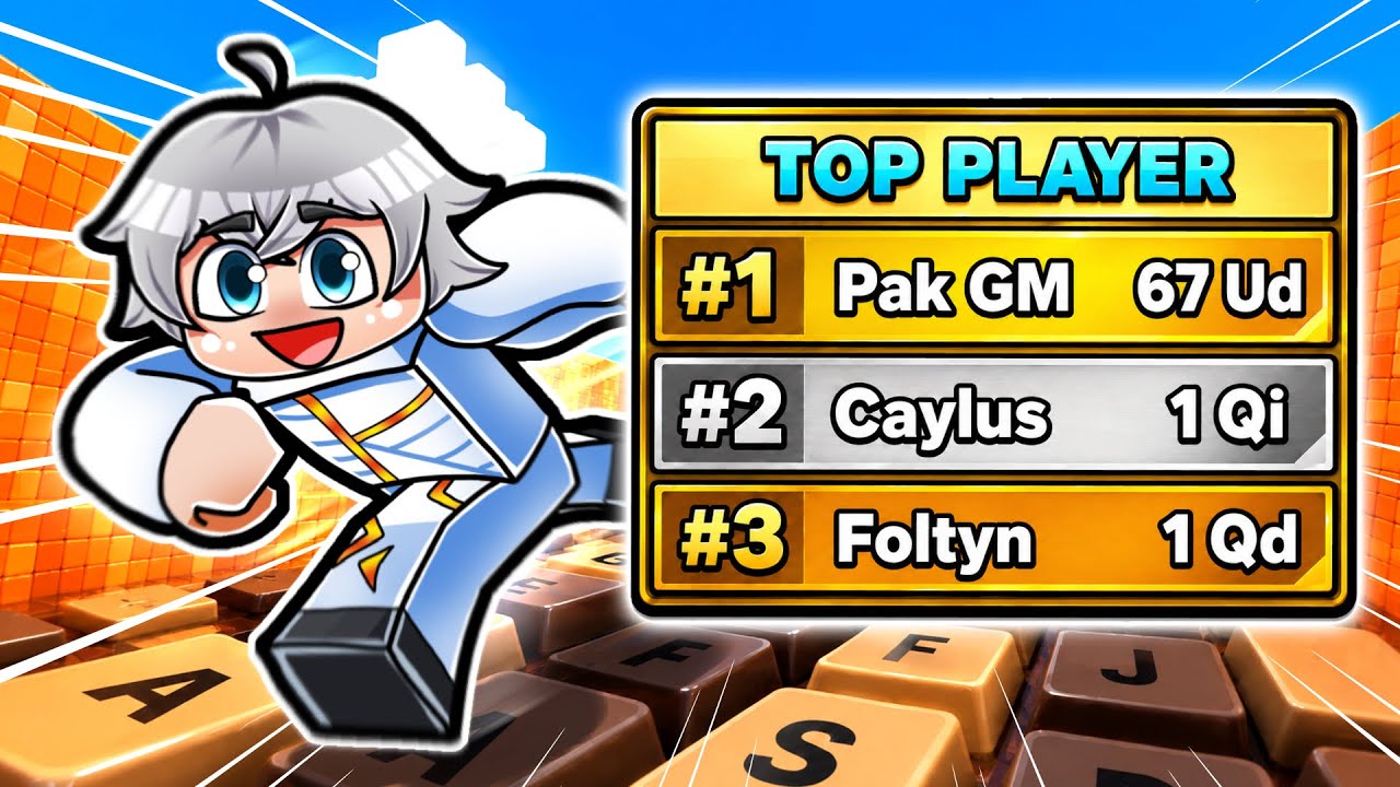 GARA-GARA OWNER Aku Jadi TOP #1 PLAYER di +1 SPEED KEYBOARD ESCAPE Roblox!?