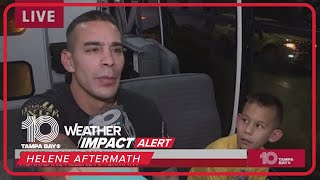 Water rescues taking place in Crystal River after Helene's landfall