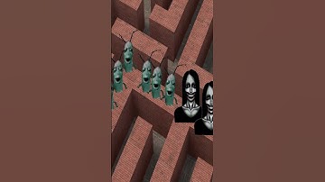 Destroying Plankton Aughh And Kuchisake Onna in Big Maze Nextbot Gmod