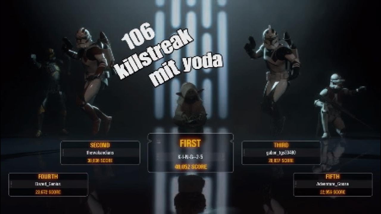 Master Yoda: 106 Killstreak – Vorherrschaft | Star Wars Battlefront 2