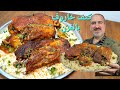 كتف خاروف مشوي بالفرن ذايب و طري مثل الزبدة واللحم وردي وتتبيلة رائعة مع عيش مشخول شيف نبيل 