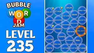 Bubble Word Jam Level 235 Full Walkthrough Solution