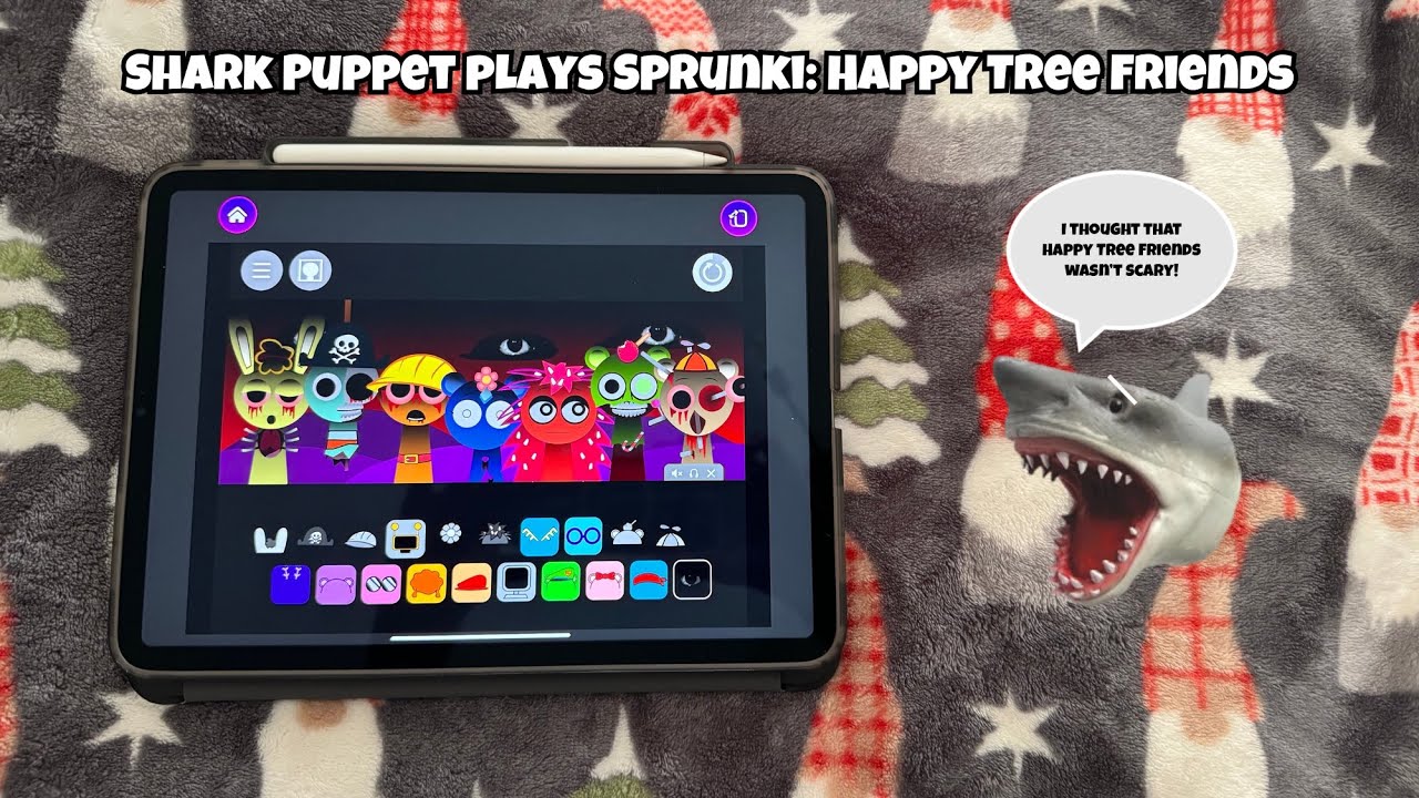 SB Movie: Shark Puppet играет в Sprunki: Happy Tree Friends!