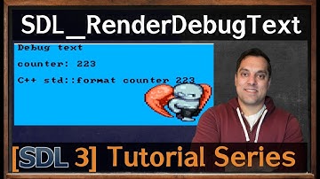SDL3 Debug Text rendering [SDL3 Episode 22]