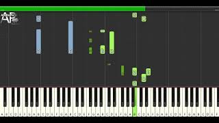 Pink Floyd - Marooned | Adelina Piano synthesia tutorial