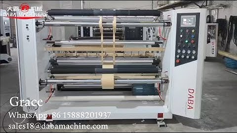 DABA High speed film thermal paper slitting rewinding machine