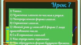 Русский язык 4 класс. Урок 7