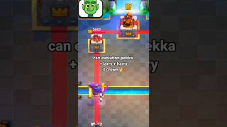 can evolution pekka + larry + harry 3 crown 👑 #clashroyale